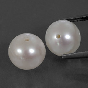 Achetez naturel ct Argent Blanc perle gems, Sphère / Boule, En provenance Chine chez GemSelect. En stock, livraison internationale!