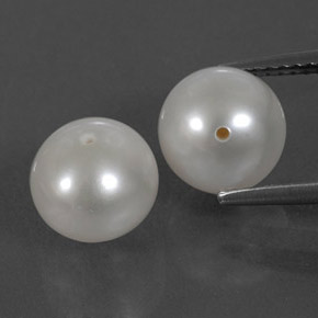Achetez naturel ct blanc perle gems, sphère / boule, en provenance chine chez gemselect. en stock, livraison internationale!