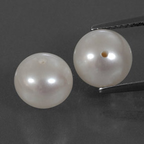 Achetez naturel ct blanc perle gems, sphère / boule, en provenance chine chez gemselect. en stock, livraison internationale!