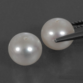 Achetez naturel ct Argent Blanc perle gems, Sphère / Boule, En provenance Chine chez GemSelect. En stock, livraison internationale!