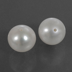 Achetez naturel ct blanc perle gems, sphère / boule, en provenance chine chez gemselect. en stock, livraison internationale!