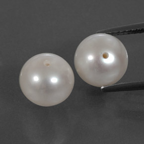 Achetez naturel ct Argent Blanc perle gems, Sphère / Boule, En provenance Chine chez GemSelect. En stock, livraison internationale!