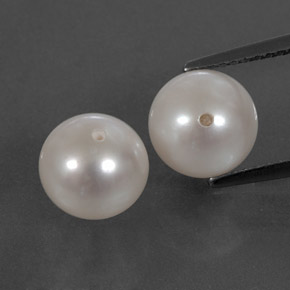 Achetez naturel ct Argent Blanc perle gems, Sphère / Boule, En provenance Chine chez GemSelect. En stock, livraison internationale!
