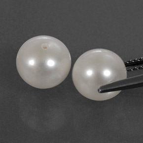 Achetez naturel ct blanc perle gems, sphère / boule, en provenance chine chez gemselect. en stock, livraison internationale!