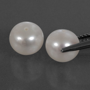 Achetez naturel ct Argent Blanc perle gems, Sphère / Boule, En provenance Chine chez GemSelect. En stock, livraison internationale!