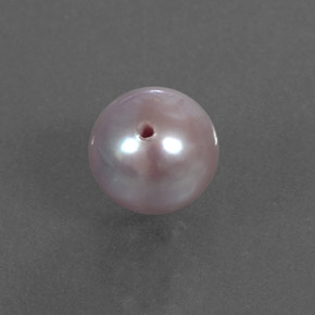 Perle rose naturelle sphère / boule, 2,58 ct, opaque
