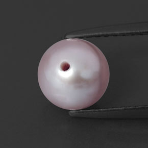 Perle bleue naturelle sphère / boule, 2,29 ct, opaque
