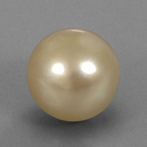 perle Doré naturelle Sphère / Boule, 13.24 ct, Opaque