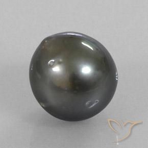 perle Gris foncé naturelle Fantaisie, 11.36 ct, Opaque