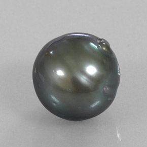 perle Argent foncé naturelle Forme fantaisie, 11.70 ct, Opaque