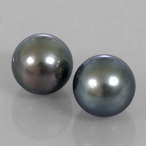 Achetez naturel 16.65ct Gris foncé perle gems, Sphère / Boule, En provenance Mer du Sud chez GemSelect. En stock, livraison internationale!
