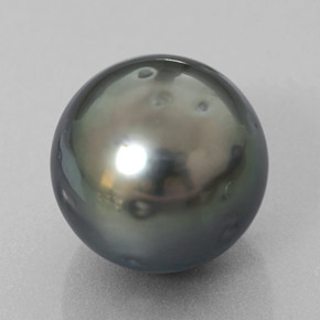 perle Argent naturelle Sphère / Boule, 7.08 ct, Opaque