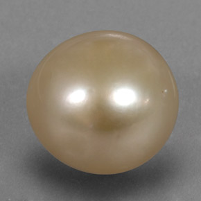 perle Doré naturelle Sphère / Boule, 13.38 ct, Opaque