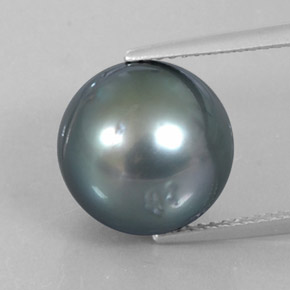 perle Argent naturelle Sphère / Boule, 12.54 ct, Opaque