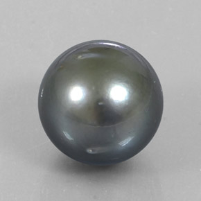 perle Argent naturelle Sphère / Boule, 13.72 ct, Opaque