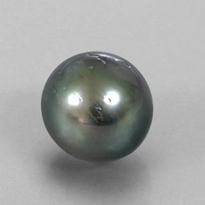 perle Argent naturelle Sphère / Boule, 14.27 ct, Opaque