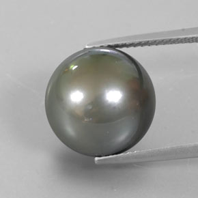 perle Argent naturelle Sphère / Boule, 14.80 ct, Opaque