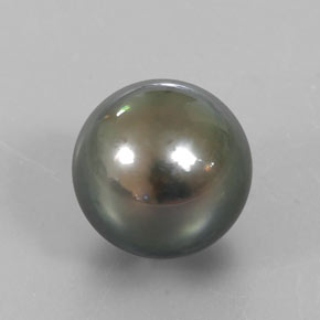 perle Argent naturelle Sphère / Boule, 14.80 ct, Opaque