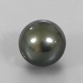 perle Argent naturelle Sphère / Boule, 15.48 ct, Opaque