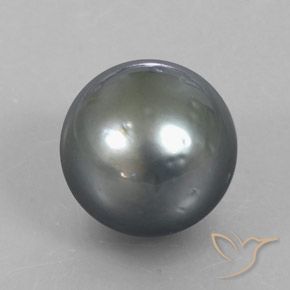 perle Argent naturelle Sphère / Boule, 13.62 ct, Opaque