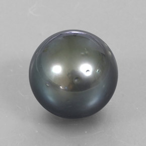 perle Argent naturelle Sphère / Boule, 13.97 ct, Opaque