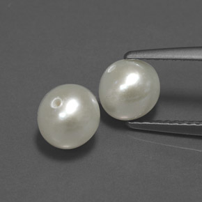 Achetez naturel ct crème perle gems, sphère / boule, en provenance chine chez gemselect. en stock, livraison internationale!
