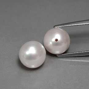 Achetez naturel ct Argent Blanc perle gems, Sphère / Boule, En provenance Chine chez GemSelect. En stock, livraison internationale!