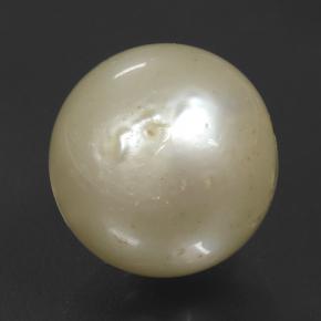 perle Doré léger naturelle Sphère / Boule, 11.08 ct, Opaque