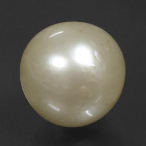 perle Doré léger naturelle Sphère / Boule, 11.08 ct, Opaque