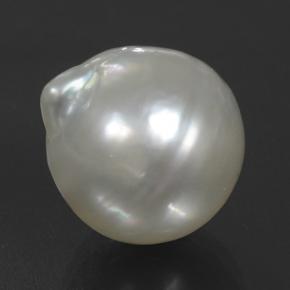Perle gris naturelle en forme de poire, 10,09 ct, opaque