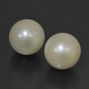 Achetez naturel 20.17ct Crème perle gems, Sphère / Boule, En provenance Mer du Sud chez GemSelect. En stock, livraison internationale!