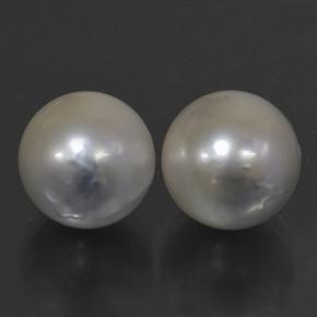 Achetez naturel 24.53ct Argent perle gems, Sphère / Boule, En provenance Mer du Sud chez GemSelect. En stock, livraison internationale!