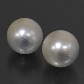 Achetez naturel 24.53ct Argent perle gems, Sphère / Boule, En provenance Mer du Sud chez GemSelect. En stock, livraison internationale!