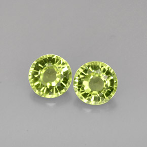 Achetez naturel ct vert péridot gems, coupe roude, en provenance chine chez gemselect. en stock, livraison internationale!