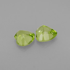 Achetez naturel ct vert péridot gems, forme de coeur, en provenance chine chez gemselect. en stock, livraison internationale!