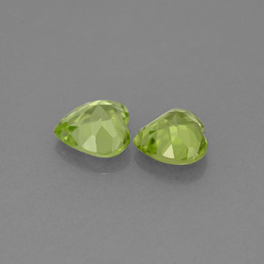 Achetez naturel ct vert péridot gems, forme de coeur, en provenance chine chez gemselect. en stock, livraison internationale!