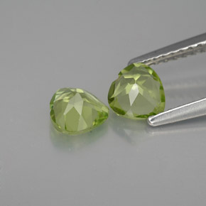 Achetez naturel ct vert péridot gems, forme de coeur, en provenance chine chez gemselect. en stock, livraison internationale!