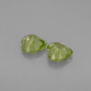 Achetez naturel ct vert péridot gems, forme de coeur, en provenance chine chez gemselect. en stock, livraison internationale!