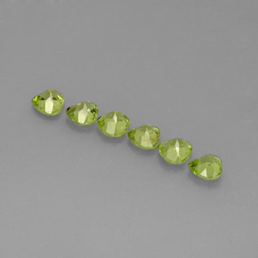 Achetez naturel ct vert péridot gems, forme de coeur, en provenance chine chez gemselect. en stock, livraison internationale!