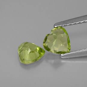 Achetez naturel ct vert péridot gems, forme de coeur, en provenance chine chez gemselect. en stock, livraison internationale!