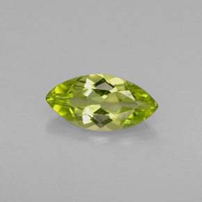 Péridot vert naturelle marquise, 1,03 ct, VVS-VS