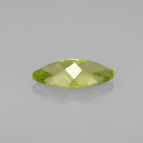 Péridot vert naturelle marquise, 1,03 ct, VVS-VS