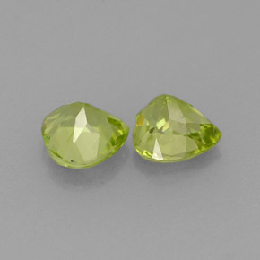 Achetez naturel ct vert péridot gems, forme de coeur, en provenance chine chez gemselect. en stock, livraison internationale!