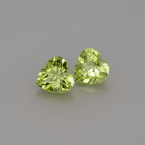 Achetez naturel ct vert péridot gems, forme de coeur, en provenance chine chez gemselect. en stock, livraison internationale!