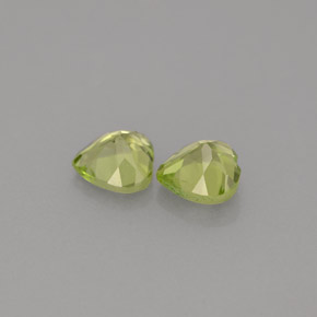 Achetez naturel ct vert péridot gems, forme de coeur, en provenance chine chez gemselect. en stock, livraison internationale!