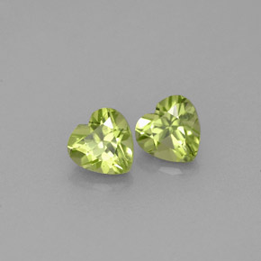 Achetez naturel ct vert péridot gems, forme de coeur, en provenance chine chez gemselect. en stock, livraison internationale!