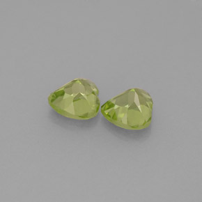 Achetez naturel ct vert péridot gems, forme de coeur, en provenance chine chez gemselect. en stock, livraison internationale!