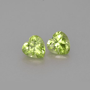 Achetez naturel ct vert péridot gems, forme de coeur, en provenance chine chez gemselect. en stock, livraison internationale!