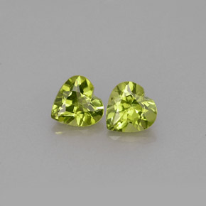 Achetez naturel ct vert péridot gems, forme de coeur, en provenance chine chez gemselect. en stock, livraison internationale!