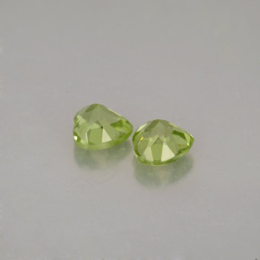 Achetez naturel ct vert péridot gems, forme de coeur, en provenance chine chez gemselect. en stock, livraison internationale!